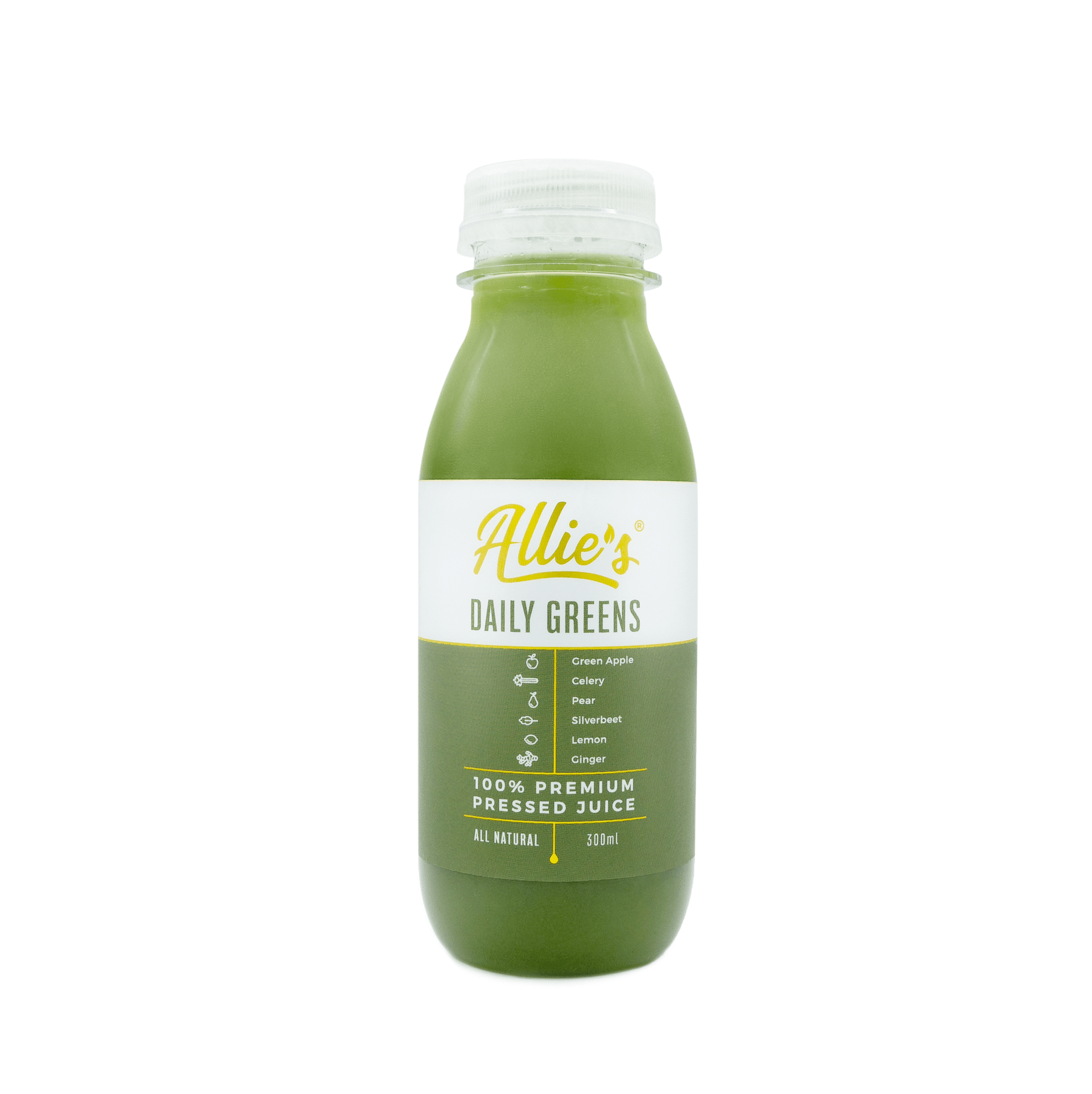 Daily Greens - 100% Cold Pressed Juice — 1g protein chef-made ready meal delivered by Foober