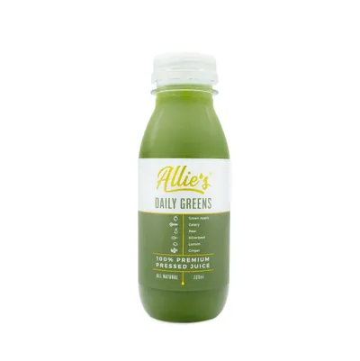 Daily Greens - 100% Cold Pressed Juice — 1g protein chef-made ready meal delivered by Foober