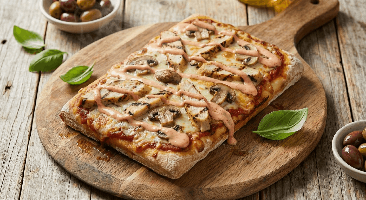 High Protein Peri Peri Pizza — 44g protein chef-made ready meal delivered by Foober