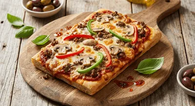 High Protein Supreme Pizza — 35g protein chef-made ready meal delivered by Foober