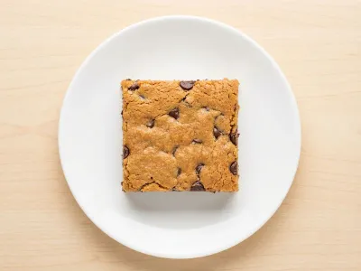 Keto Choc Chip Blondie — 4g protein chef-made ready meal delivered by Foober
