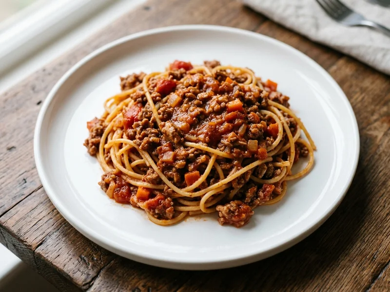 Grass Fed Spaghetti Bolognese Preptide meal