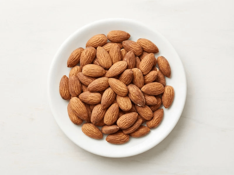 Raw Almonds — 6g protein chef-made ready meal delivered by Foober