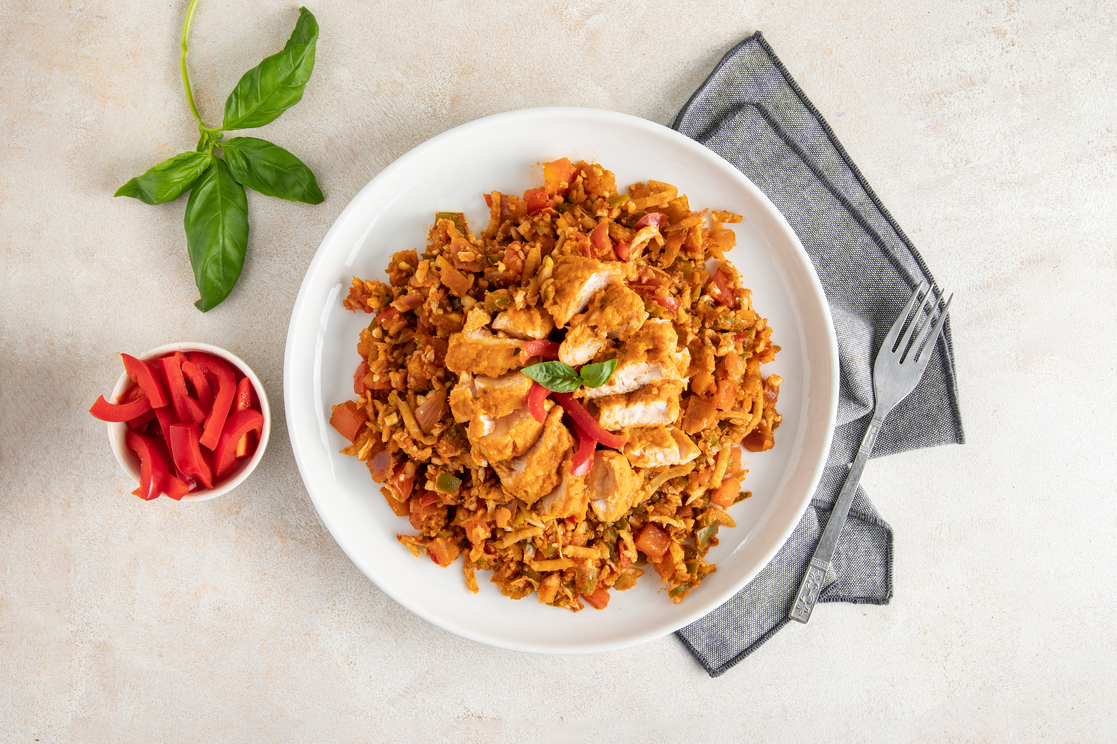 Peri Peri Chicken with Spanish Rice — 29g protein chef-made ready meal delivered by Foober