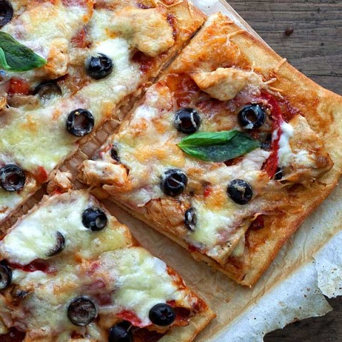 Supreme Loaded Pizza with Low Carb Keto Base