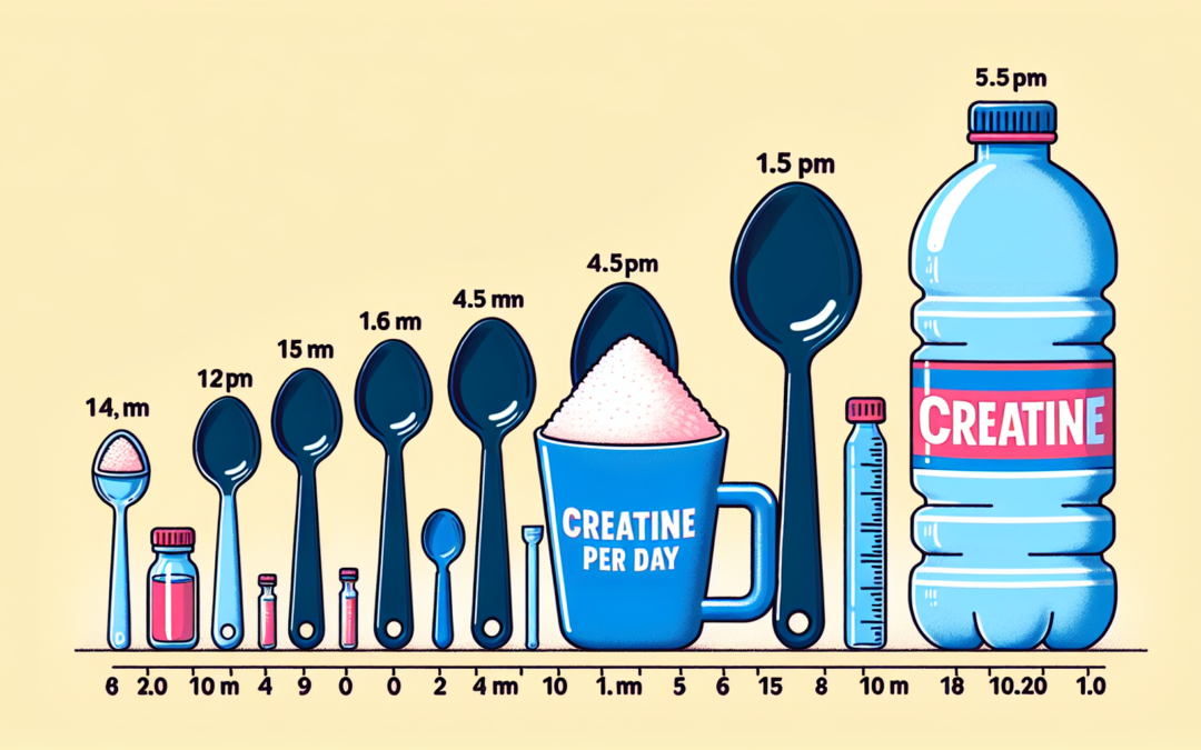 how much creatine per day